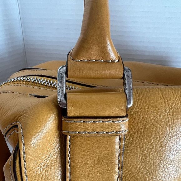 MICHAEL MICHAEL KORS Leather Double Handle Handbag Satchel - Picture 7 of 15